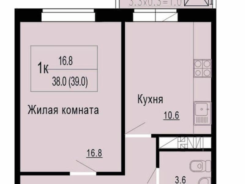 Квадратный метр краснодар. Планировка квартиры однокомнатной Краснодар Бершанская 402.