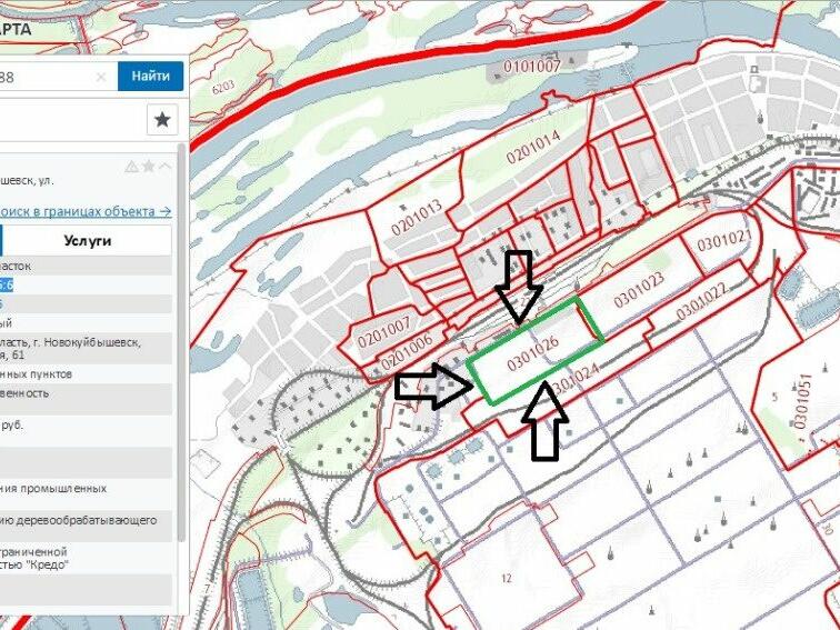 Кадастровая карта г отрадного самарской обл