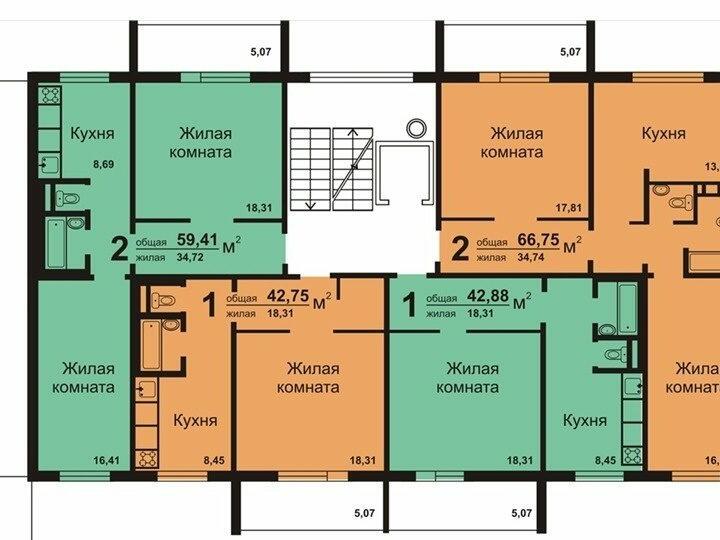 Н1 карта квартир продажа