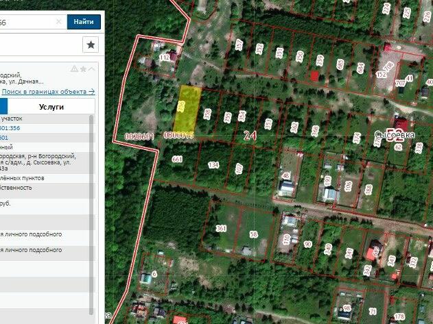 Кадастровая карта богородск нижегородская область