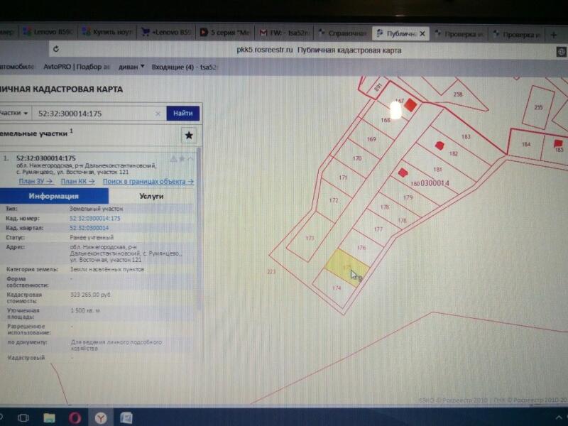 Публичная кадастровая карта нижегородской области дальнеконстантиновский район