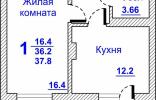 Квартиры - Краснодар, р-н Прикубанский, Краснодар, р-н Прикубанский, ул им Героя Яцкова И.В. фото 1