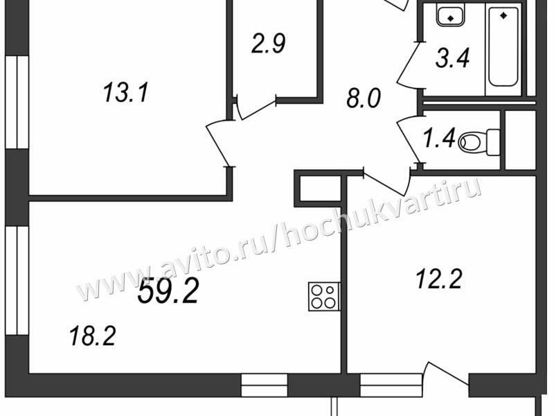 Большевиков 11 Корпус 2 Купить Квартиру