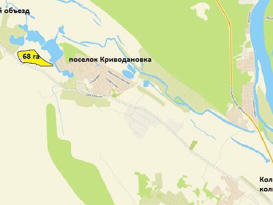 Криводановка новосибирск карта