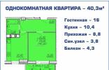 Квартиры - Краснодар, р-н Карасунский, ул. Трудовой славы, д. 62А, лит. 2 фото 1