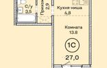 Квартиры - Барнаул, р-н Индустриальный, ул Власихинская, 4, блок-секция 1, д. 65А, 2, 3 фото 1
